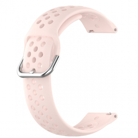 BStrap Silicone Dots remienok na Samsung Galaxy Watch 42mm remienok, pink (SSG013C0302)