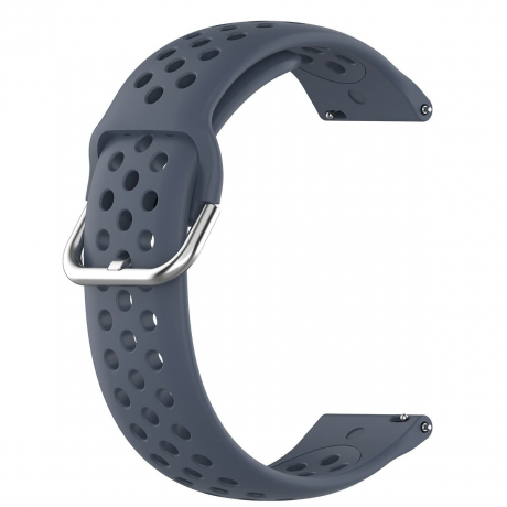 BStrap Silicone Dots řemínek na Huawei Watch GT2 42mm, dark gray (SSG013C0507)