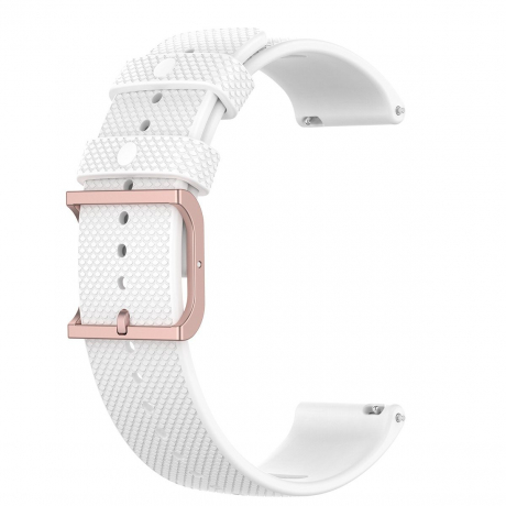 BStrap Silicone Rain remienok na Huawei Watch GT3 42mm, white (SSG014C0208)