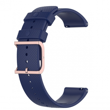 BStrap Silicone Rain řemínek na Huawei Watch GT2 42mm, dark blue (SSG014C0707)
