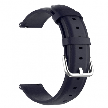 BStrap Leather Lux řemínek na Huawei Watch GT/GT2 46mm, navy blue (SSG015C1003)