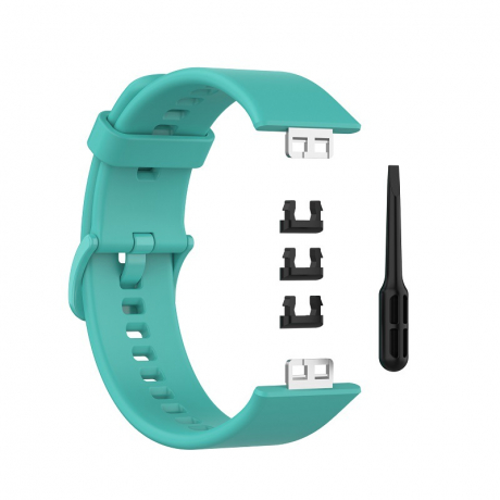 BStrap Silicone remienok na Huawei Watch Fit, teal (SHU005C05)