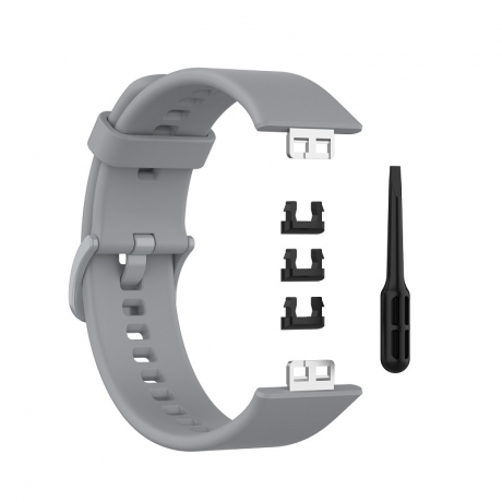 BStrap Silicone řemínek na Huawei Watch Fit, gray (SHU005C08)