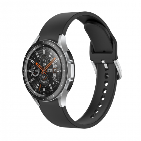 Bstrap Silicone remienok na Samsung Galaxy Watch 4 / 5 / 5 Pro / 6, black (SSG017C01)