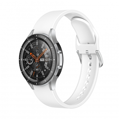 Bstrap Silicone řemínek na Samsung Galaxy Watch 4 / 5 / 5 Pro / 6, white (SSG017C02)