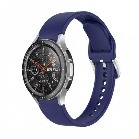 Bstrap Silicone remienok na Samsung Galaxy Watch 4 / 5 / 5 Pro / 6, dark blue (SSG017C06)
