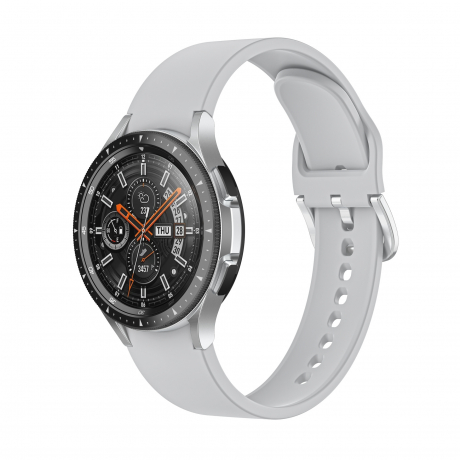 Bstrap Silicone remienok na Samsung Galaxy Watch 4 / 5 / 5 Pro / 6, gray (SSG017C07)