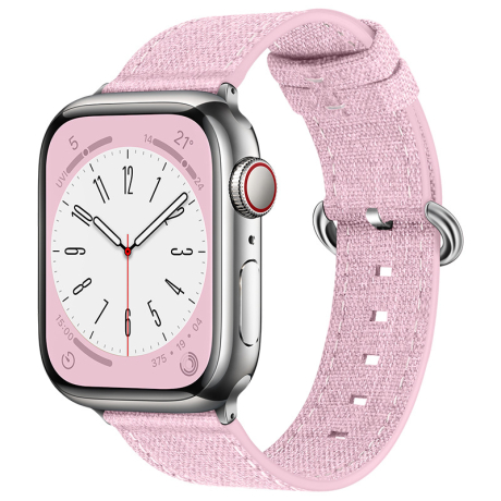 BStrap Denim remienok na Apple Watch 38/40/41mm, pink (SAP015C07)