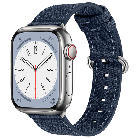 BStrap Denim řemínek na Apple Watch 42/44/45mm, royal blue (SAP015C11)