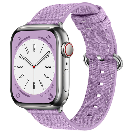 BStrap Denim řemínek na Apple Watch 42/44/45mm, purple (SAP015C14)