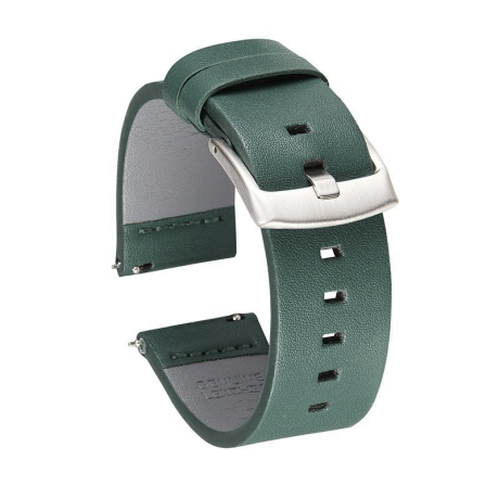 BStrap Fine Leather řemínek na Garmin Vivoactive 4s, green (SGA012C02)