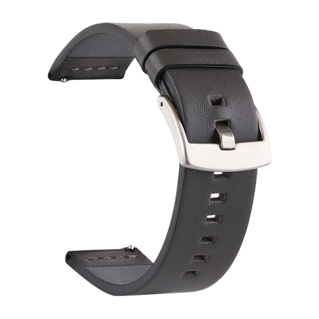 BStrap Fine Leather remienok na Xiaomi Amazfit Stratos 2/2S/3, black (SSG023C0103)