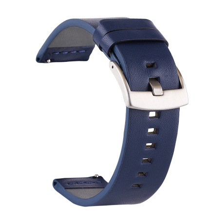 BStrap Fine Leather řemínek na Huawei Watch 3 / 3 Pro, blue (SSG023C0310)