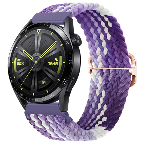 BStrap Elastic Nylon řemínek na Samsung Galaxy Watch 3 45mm, grape (SSG025C1201)