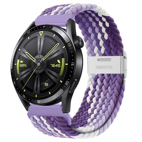 BStrap Elastic Nylon 2 remienok na Samsung Galaxy Watch 3 41mm, grape (SSG026C1001)