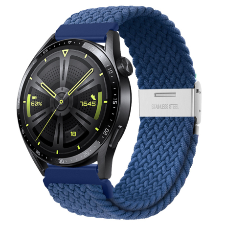 BStrap Elastic Nylon 2 řemínek na Samsung Galaxy Watch 3 45mm, cold blue (SSG027C0401)