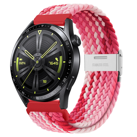 BStrap Elastic Nylon 2 remienok na Samsung Galaxy Watch 3 45mm, strawberry (SSG027C0901)