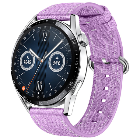 BStrap Denim řemínek na Samsung Galaxy Watch 3 45mm, purple (SSG031C0601)