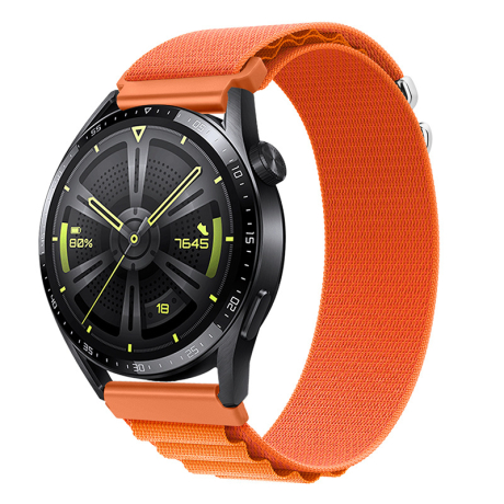 BStrap Nylon Loop remienok na Samsung Galaxy Watch 3 41mm, orange (SSG036C0201)