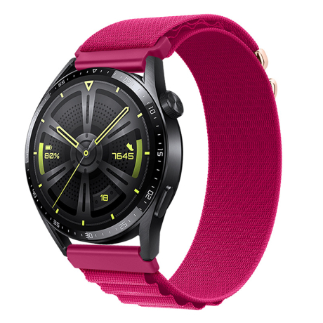 BStrap Nylon Loop remienok na Huawei Watch GT2 Pro, carmine (SSG037C1007)