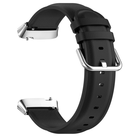 BStrap Leather remienok na Xiaomi Redmi Watch 3 Active / Lite, black