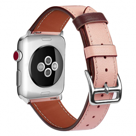 BStrap Leather Rome remienok na Apple Watch 38/40/41mm, Apricot (SAP002C01)