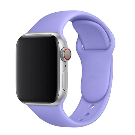 BStrap Soft Silicone remienok na Apple Watch 42/44/45mm, Light Purple (SAP008C14)