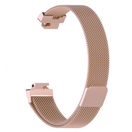 BStrap Milanese (Small) szíj Fitbit Inspire, rose gold (SFI004C07)