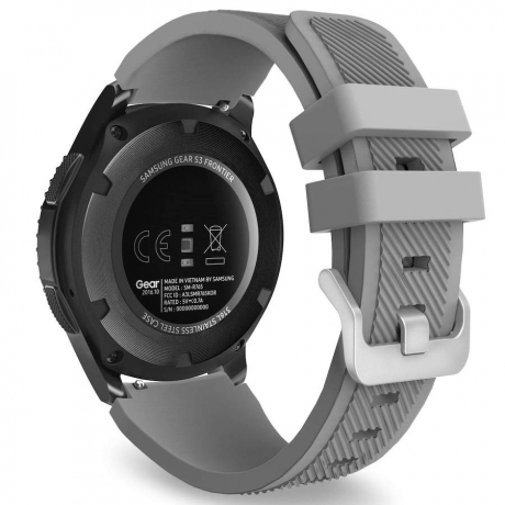 BStrap Silicone Sport řemínek na Huawei Watch 3 / 3 Pro, gray (SSG006C0811)
