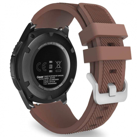 BStrap Silicone Sport řemínek na Huawei Watch GT3 46mm, brown (SSG006C0410)