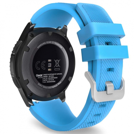 BStrap Silicone Sport řemínek na Huawei Watch GT/GT2 46mm, light blue (SSG006C1103)