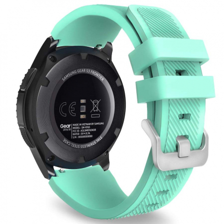 BStrap Silicone Sport řemínek na Huawei Watch GT/GT2 46mm, teal (SSG006C2003)