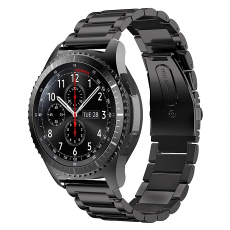 BStrap Stainless Steel řemínek na Huawei Watch 3 / 3 Pro, black (SSG007C0111)