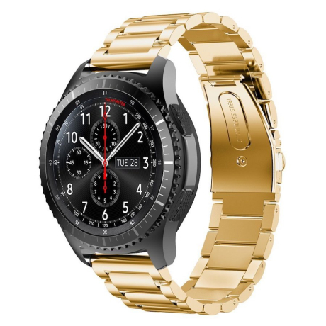 BStrap Stainless Steel řemínek na Huawei Watch GT/GT2 46mm, gold (SSG007C0212)