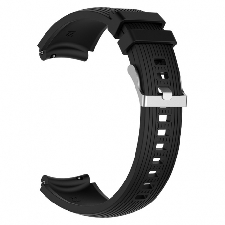 BStrap Silicone Davis remienok na Samsung Galaxy Watch 3 45mm, black (SSG008C0101)