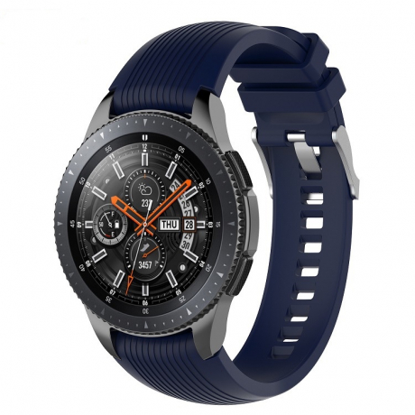 BStrap Silicone Davis řemínek na Huawei Watch 3 / 3 Pro, dark blue (SSG008C0212)
