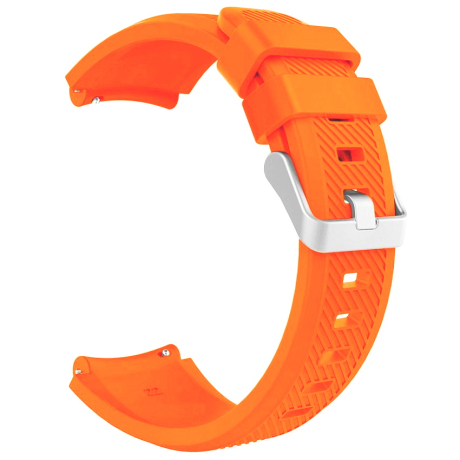 BStrap Silicone Sport řemínek na Samsung Galaxy Watch 3 45mm, neon orange (SSG006C1401)