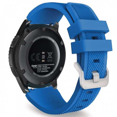 BStrap Silicone Sport řemínek na Huawei Watch GT 42mm, coral blue (SSG006C0502)