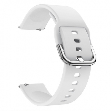 Bstrap Silicone řemínek na Samsung Galaxy Watch Active 2 40/44mm, white (SSG002C07)