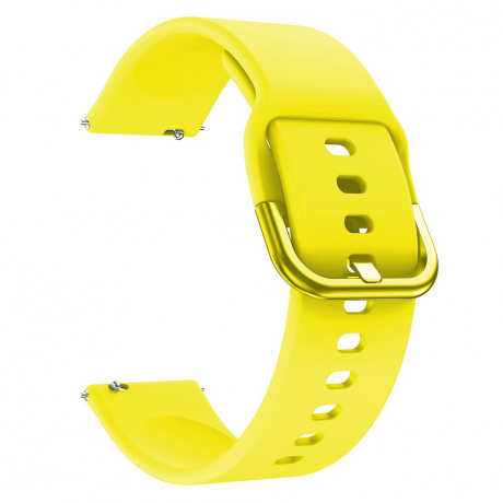 BStrap Silicone V2 řemínek na Samsung Galaxy Watch 3 41mm, yellow (SSG002C0801)