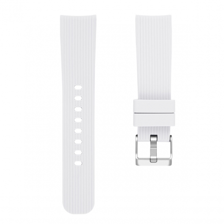 BStrap Silicone Line (Small) řemínek na Samsung Galaxy Watch 3 41mm, white (SSG003C1001)