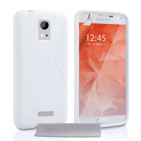 Caseflex gumené púzdro Gel S-Line pre Samsung Galaxy S6 biele