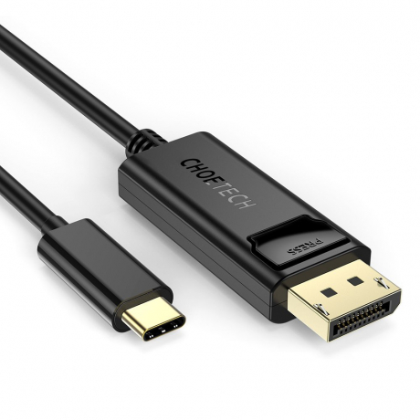 Choetech kábel USB-C / DisplayPort 4K 1.8m, čierny (XCP-1801BK)