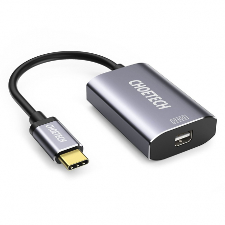 Choetech HUB-M06 adaptér USB-C / Mini DisplayPort 4K 60Hz, sivý (HUB-M06)