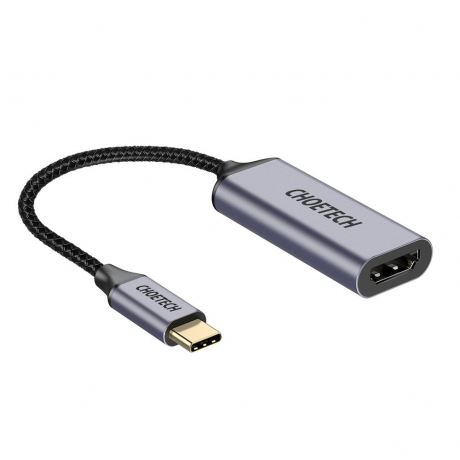 Choetech HUB-H10 adaptér USB-C / HDMI 4K 60Hz M/F, sivý (HUB-H10)