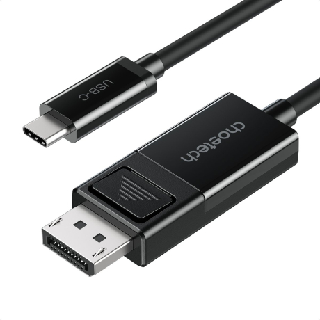 Choetech kábel DisplayPort / USB-C 1.8m, čierny (XCP-1803)