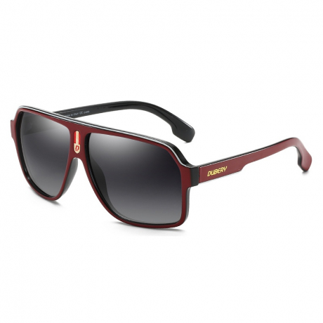 DUBERY Alpine 2 sluneční brýle, Black Red / Gray (GDB001C02)