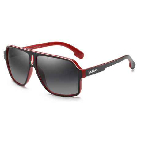 DUBERY Alpine 4 sluneční brýle, Red Black / Gray (GDB001C04)