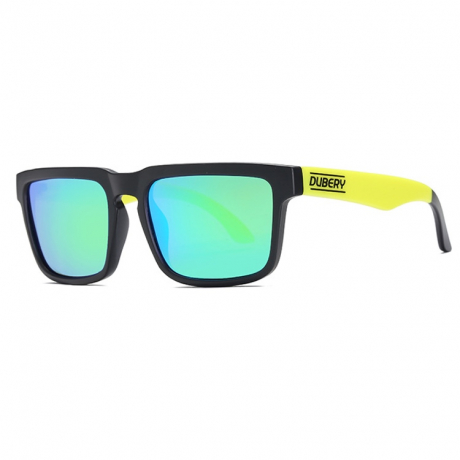 DUBERY Greenfield 5 sluneční brýle, Black & Black / Green (GDB008C05)