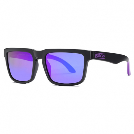 DUBERY Greenfield 7 slnečné okuliare, Purple & Black / Deep Blue (GDB008C07)